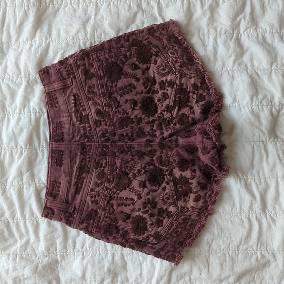 Free People | Embroidered Shorts | 25 - Picture 4 of 5